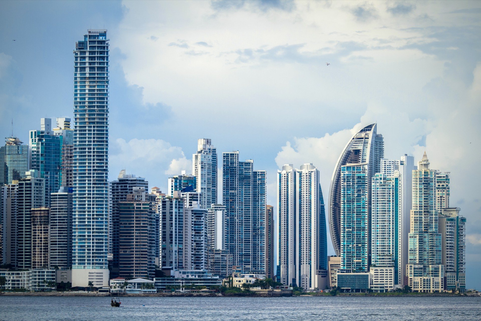 Panama City skyline from across the bay